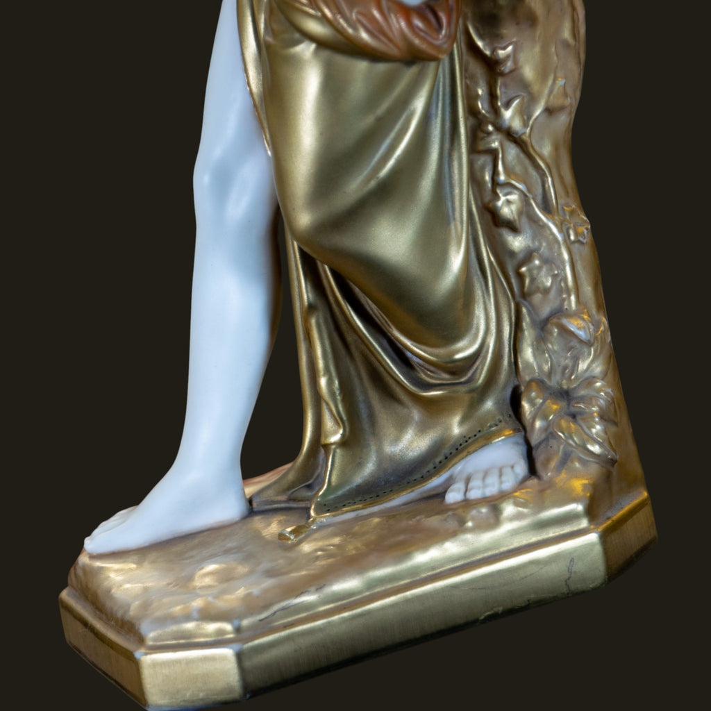 Royal Worcester 'The Bather Surprised' Porcelain Figure, Model 486, 1921