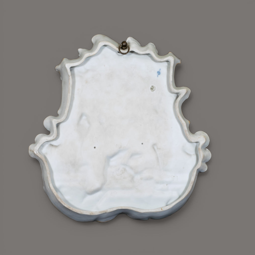 Antique, Wall plaques, German, Pretty Ladies,
