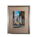 WaterColour, Lady in the Garden, MHardin, Framed and Glazed