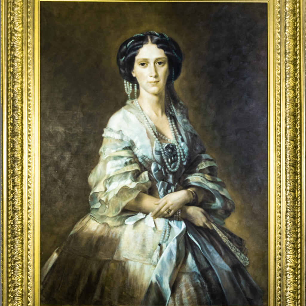 Portrait of Empress Maria Alexandrovna, Prussia,   Lovely Picture, housed in an ornate gilt frame, oil painting