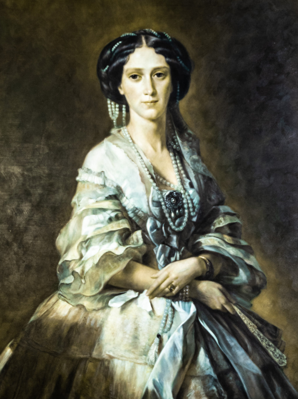 Portrait of Empress Maria Alexandrovna, Prussia,   Lovely Picture, housed in an ornate gilt frame, oil painting