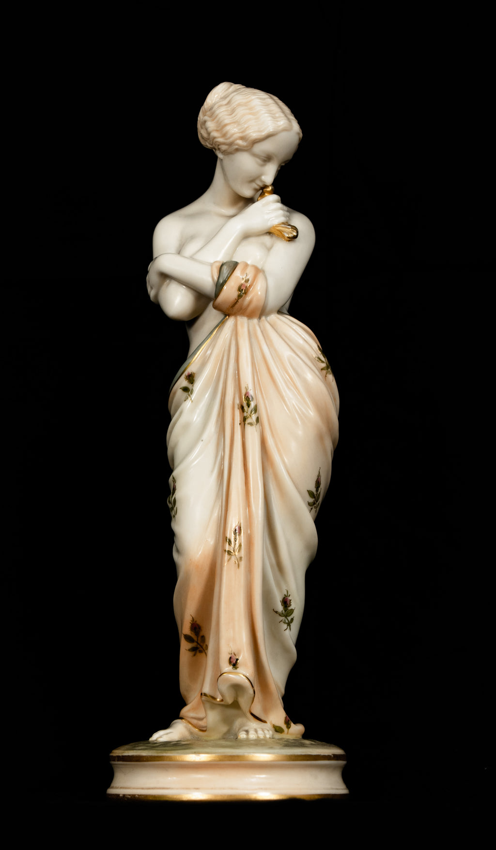 Royal Worcester, Figurine, Joy And Sorrow, Cream