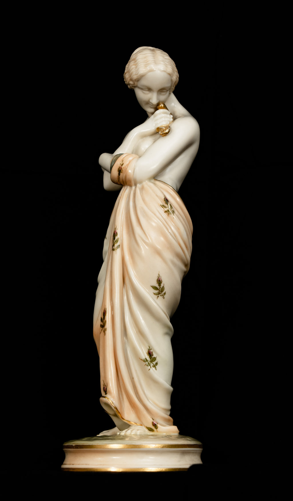 Royal Worcester, Figurine, Joy And Sorrow, Cream