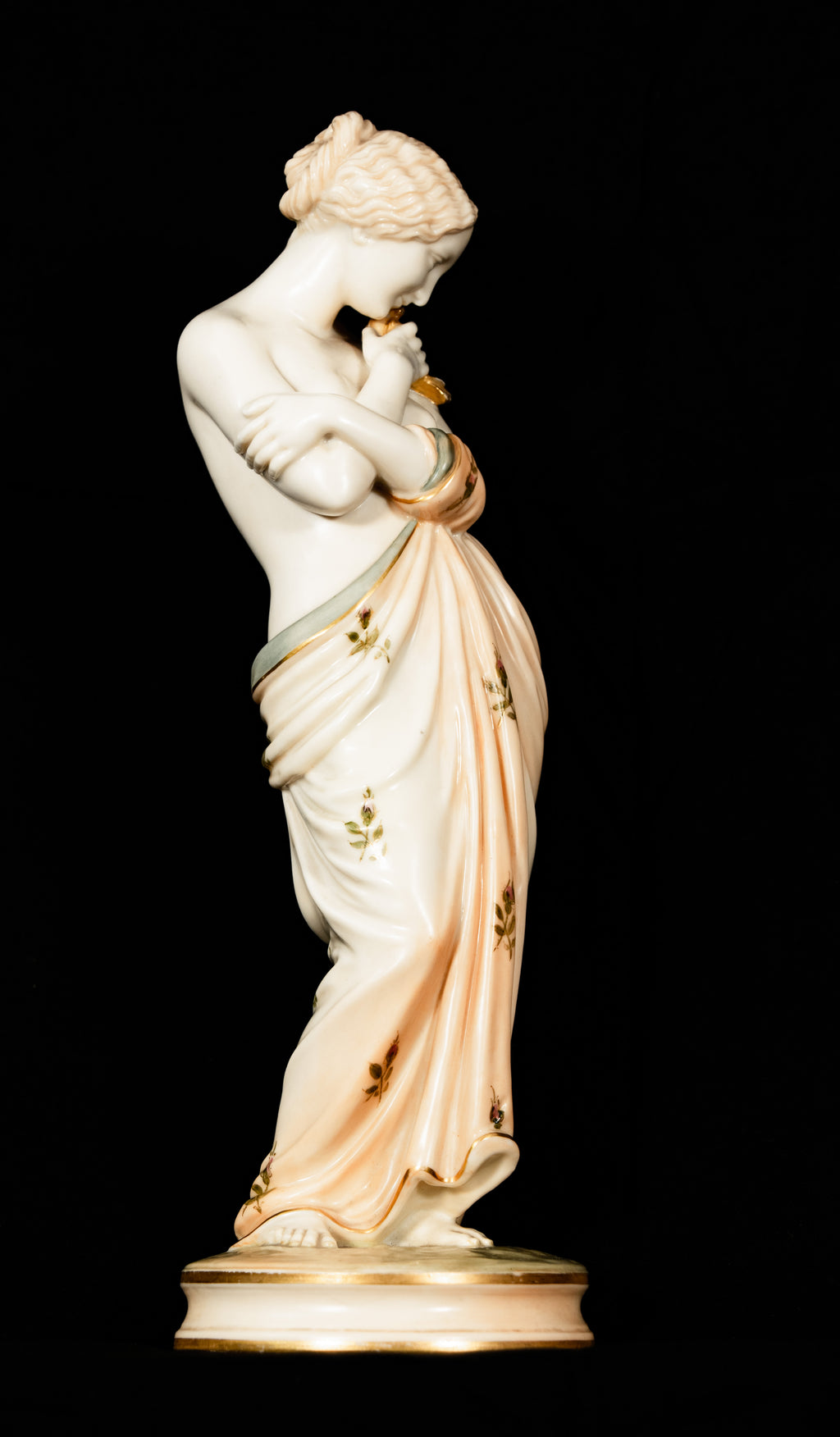 Royal Worcester, Figurine, Joy And Sorrow, Cream