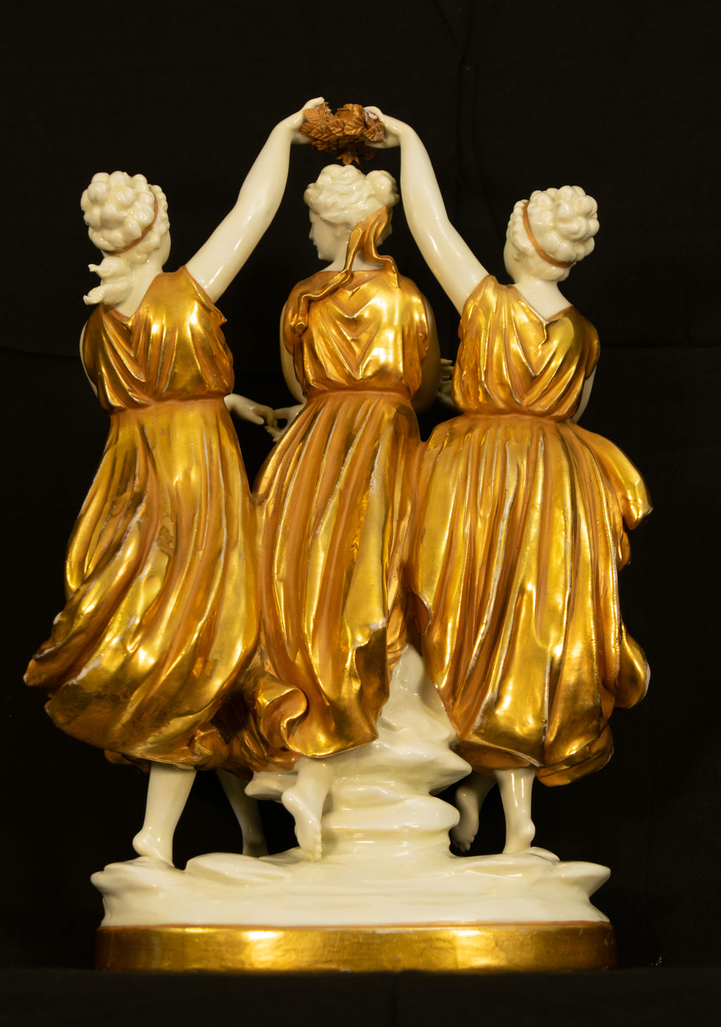 Three Graces, Porcelain, Late 19th Century, Possibly Dresden,