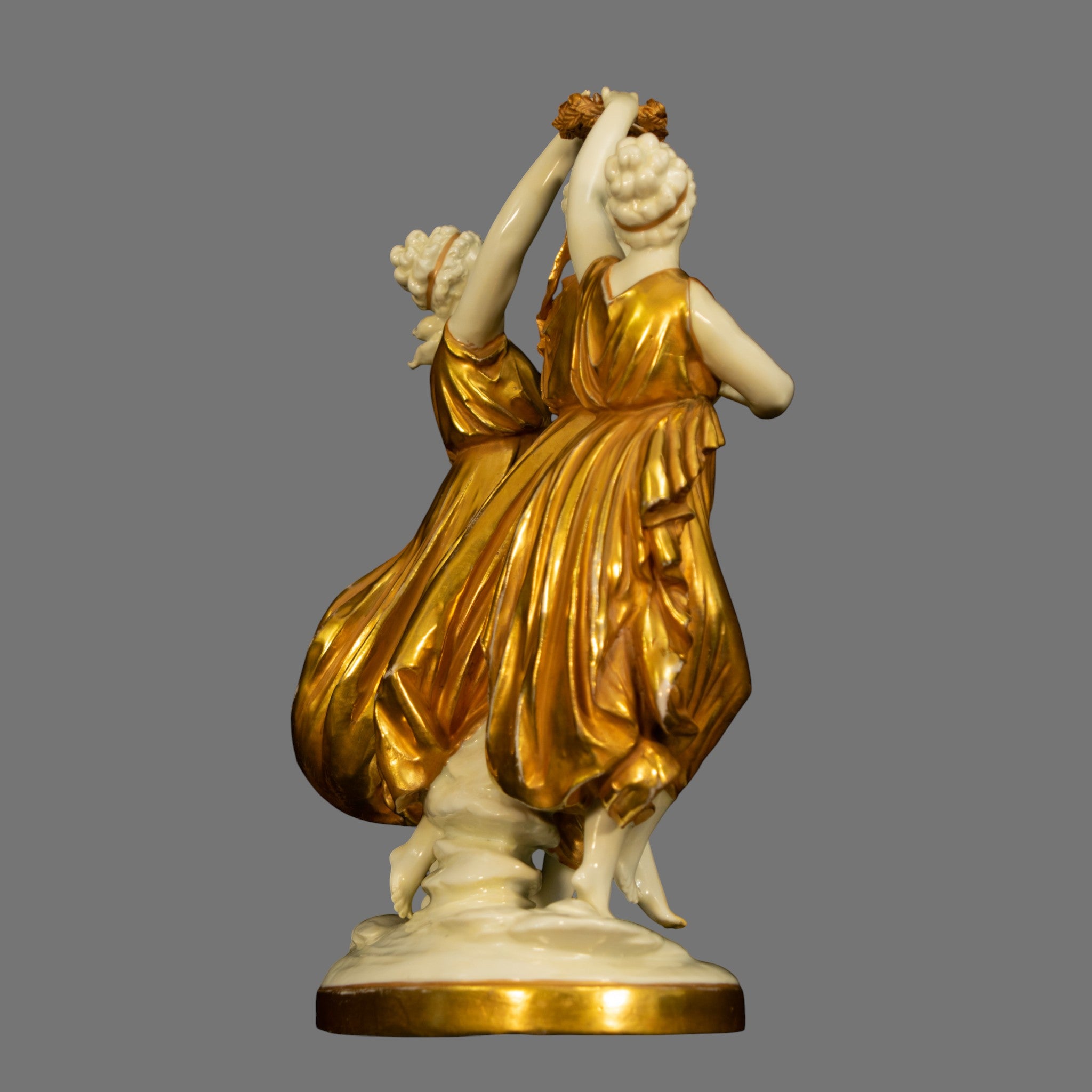 Three Graces, Porcelain, Late 19th Century, Possibly Dresden,