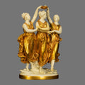 Three Graces, Porcelain, Late 19th Century, Possibly Dresden,