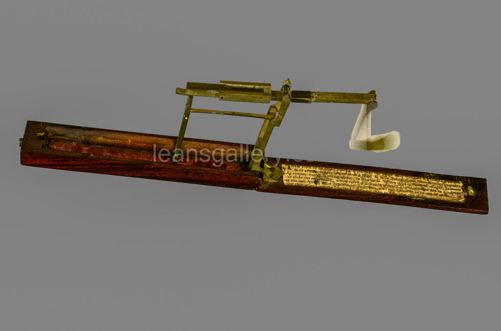 Georgian Weighing Scale, for Gold, Mahogany, Brass
