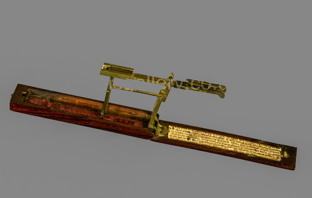 Georgian Weighing Scale, for Gold, Mahogany, Brass