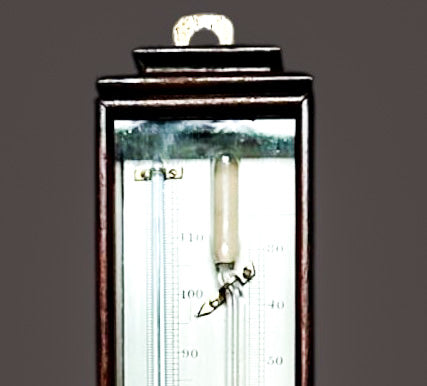 Sympiesometer,Antique,  Scientific Instrument,  c. 1800s, Curiosity, Victorian, Mahogany,T Hemsley, London
