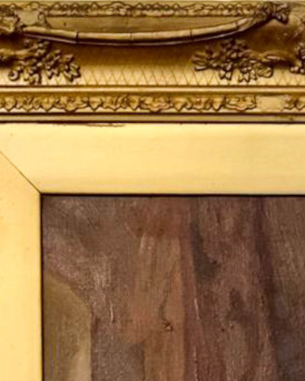 Oil Painting, Florence W Whitfield, Boy with his Shoe, Gilt framed
