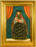 Cuzco Antique Painting Madonna with Child