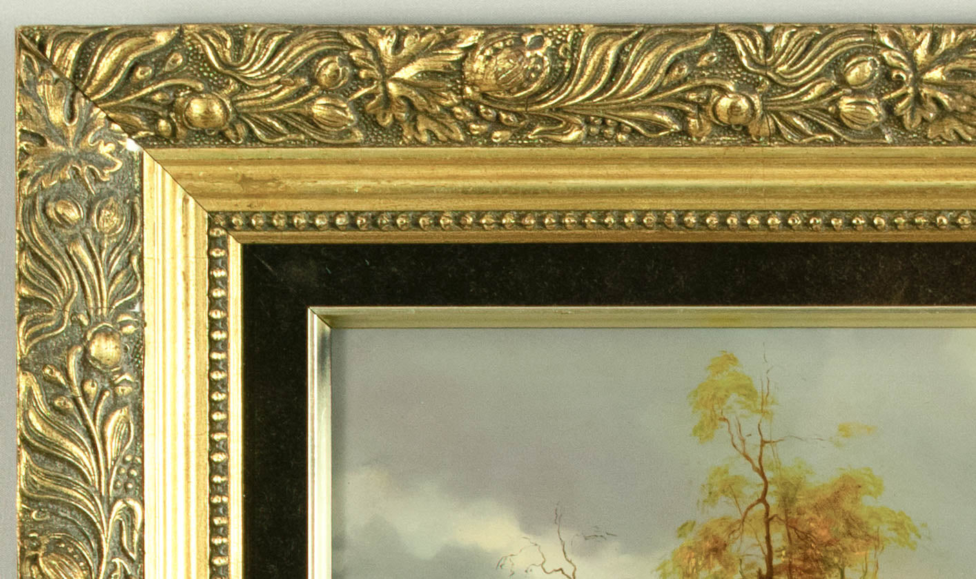 Antique Oil Painting, English, signed, A Lively evening at the Tavern, Membling