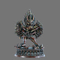 Vintage Bronze, Yamantaka Statue - Ferocious Manifestation of Manjushri