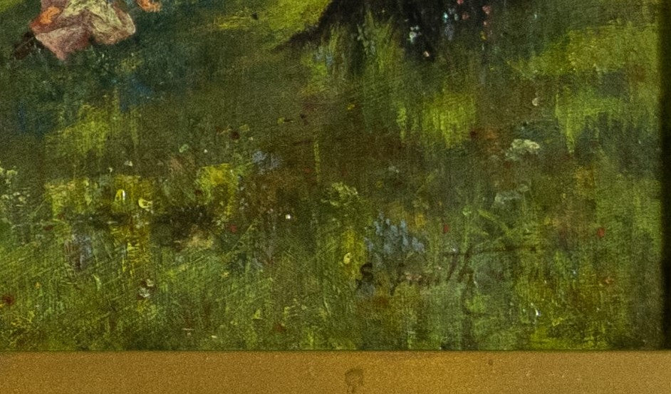 Oil Painting, view from Home of Florence of Florence Nightingale,
