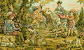 Tapestry Vintage of Noble Couple