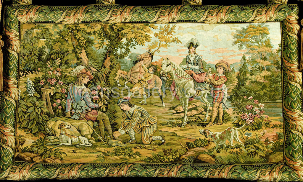 Tapestry Vintage of Noble Couple