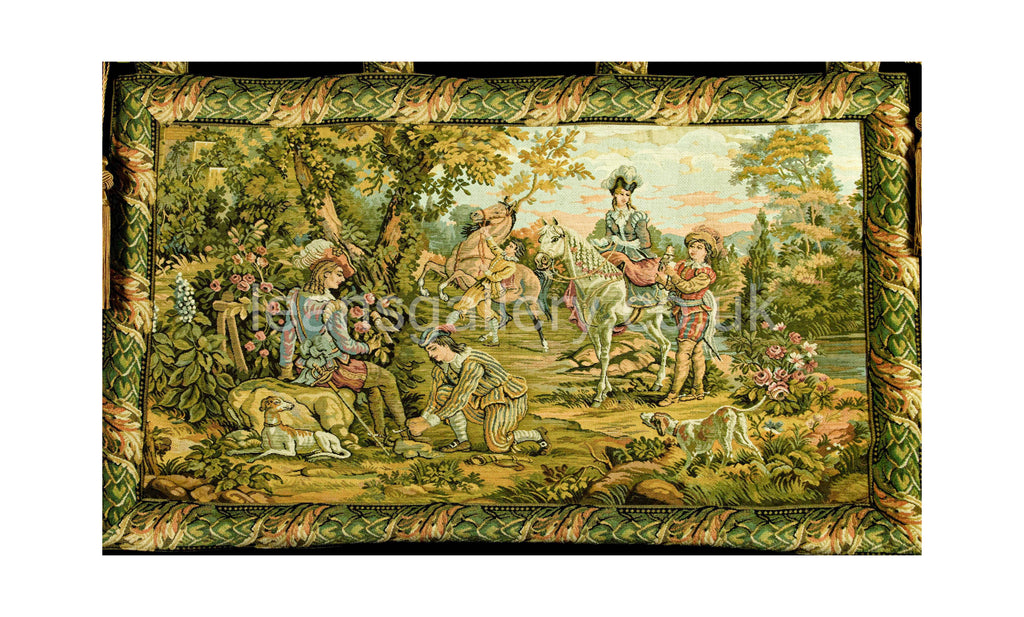 Tapestry Vintage of Noble Couple
