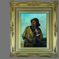 Oil Painting, Gilt Framed, signed FC Cole, 1903