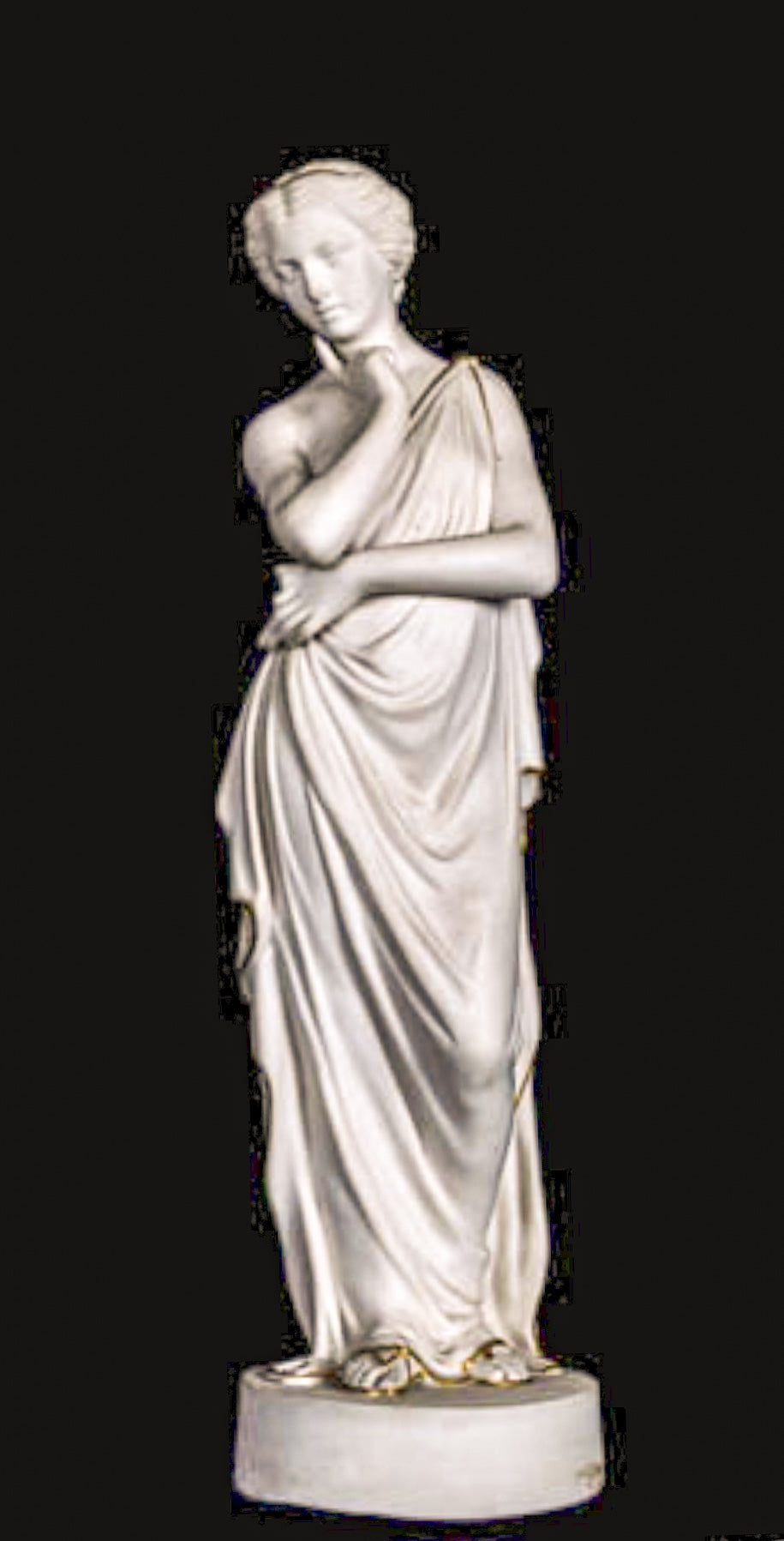 Porcelain, Parian ware, figure of a Lady