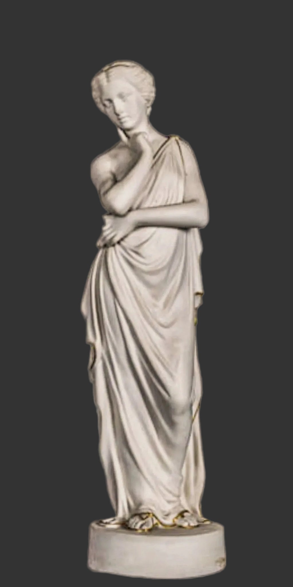 Porcelain, Parian ware, figure of a Lady